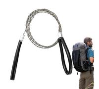 Sierra de alambre de acero inoxidable, Sierra de alambre de bolsillo | Sierra de hilo manual para tubos de PVC Motosierra manual portátil,Herramienta de corte de engranajes al aire libre para acampar