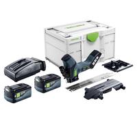 Sierra de arco sin cable Festool ISC 240 EB-Basic 18 V 240 mm + 2x batería 5,0 Ah + cargador + Systainer