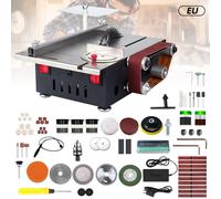 Sierra de Banco y Lijadora de Banda de 200W, Profundidad de Corte de 30mm, Herramientas de Carpintería para Bricolaje, Herramienta Eléctrica de Banco para Corte y Lijado de Precisión Type 2