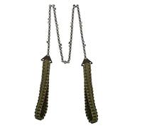 Sierra De Bolsillo Con Cadena - Equipo de bolsillo portátil con 11 dientes - Sierra con cuerda para ramas arbóreas,Para tala, exterior, carpintería, paisajismo, supervivencia, jardinería y camping