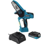 Sierra De Cadena Eléctrica, 10 Cm, 1*2.0Ah, Con Funda Y Accesorios - Ded7031