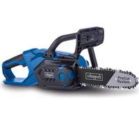 Sierra de cadena inalámbrica Scheppach C-CS254-X | Barra y cadena ProCut de 10'' / 25,4 cm | Longitud de corte de 20 cm | Protección contra sobrecarga | Sistema anti-retroceso | 6 m/s | 20V IXES