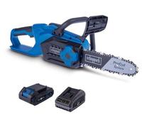 Sierra de cadena inalámbrica SCHEPPACH C-CS254-X SET S, con una longitud de corte de 25,4 cm, batería de 20V IXES de 2Ah + cargador