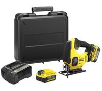 Stanley Sierra de calar AKU 18V SFMCS600M2K-QW 2x batería 4,0 Ah Li-Ion y cargador
