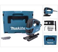 Sierra de calar pendular Makita 4350 FCTJ 720 W + Juego de 6 hojas de sierra + Maletín MAKPAC