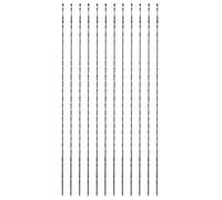 Sierra de Cantar de Acero al Carbono de 12 Piezas Con Dientes Espiral Para Aserrado de Corte de Plástico de Metal de Madera(7#)