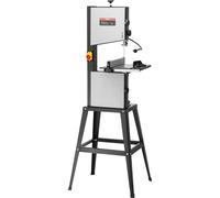 Sierra de cinta con soporte, modelo de banco. Sierra de cinta de 245 mm (9.65 pulgadas), 370W, de dos velocidades y ajustable