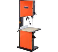 Sierra de cinta para carpintería, 457 mm, con motor de 2240W (3 HP), altura de corte máxima de 406 mm, mesa de fundición de 690 x 510 mm, con luz de trabajo de 360°, guía de ingletes, guía paralela. S