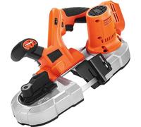 Sierra de cinta portátil inalámbrica de 20V, con una profundidad de corte de 65 mm (2.56 pulgadas), motor sin escobillas de velocidad variable de 0 a 92 m/min, con luz LED, ideal para cortar acero, al