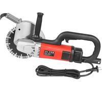 Sierra de hormigón eléctrica, 5200W, 210mm. Sierra para piedra, 7000 RPM. Máquina de corte con bomba de agua, ángulo ajustable de 0 a 180°. Profundidad de corte de 68mm. Corte en seco/húmedo. Motor de