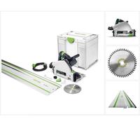 Sierra de inmersión Festool TS 55 REBQ-PLUS-FS 1200 W 160 mm + carril guía ( 576007 ) - Sucesor de 561580