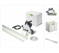 Sierra de inmersión Festool TS 60 KEBQ-Plus-FS 1500 vatios 168 mm + carril guía 1400 mm + Systainer ( 577417 )