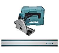 Sierra de inmersión Makita SP 6000 J 1300 vatios 165 x 20 mm + carril guía 1500 mm + Makpac