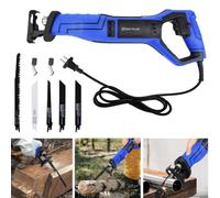 Sierra de sable eléctrica, 900 W, sierra de sable profesional, con 5 hojas, madera, metal, prescripción, sierra de mano, profundidad de corte máx. 160 mm