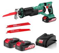 Sierra de sable inalámbrica HYCHIKA de 18V, ideal para cortar madera y metal