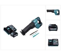 Sierra de sable sin cable Makita JR 001 GD1 40 V máx. sierra de sable sin escobillas XGT + 1x batería 2,5 Ah + cargador - sin maletín