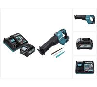 Sierra de sable sin cable Makita JR 001 GM1 40 V máx. sierra de sable sin escobillas XGT + 1x batería 4,0 Ah + cargador - sin maletín