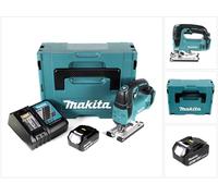 Sierra de vaivén sin cable Makita DJV 182 RF1J 18V sin escobillas + 1x batería recargable 3.0Ah + cargador + Makpac