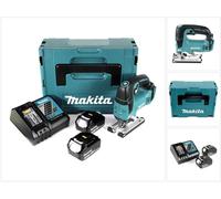 Sierra de vaivén sin cable Makita DJV 182 RFJ 18V sin escobillas + 2x batería recargable 3.0Ah + cargador + Makpac