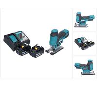 Sierra de vaivén sin cable Makita DJV 185 RF 18 V sin escobillas + 2x batería recargable 3,0 Ah + cargador