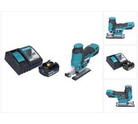Sierra de vaivén sin cable Makita DJV 185 RF1 18 V sin escobillas + 1x batería recargable 3,0 Ah + cargador