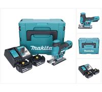 Sierra de vaivén sin cable Makita DJV 185 RFJ 18 V sin escobillas + 2x batería recargable 3,0 Ah + cargador + Makpac