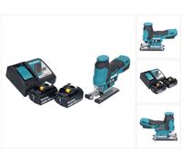 Sierra de vaivén sin cable Makita DJV 185 RT 18 V sin escobillas + 2x batería recargable 5,0 Ah + cargador