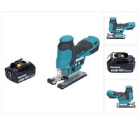 Sierra de vaivén sin cable Makita DJV 185 T1 18 V sin escobillas + 1x batería recargable 5,0 Ah - sin cargador