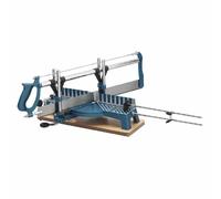 KWB Sierra ingletadora de 550 mm, con pies de goma y brazo giratorio, metal, plástico y holu