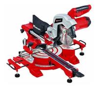 Sierra ingletadora Einhell con cable eléctrico - TC-SM 216 (1600 W, 240 V, ancho de corte 305 mm, diámetro de hoja 216 mm, ángulo de inclinación 45º)