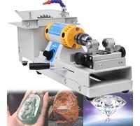 Sierra Lapidaria Profesional 750W con Velocidad Variable de hasta 10000 RPM.Ideal para Corte de Piedras Preciosas, perforación y Pulido.Incluye Kit De Eje Flexible.