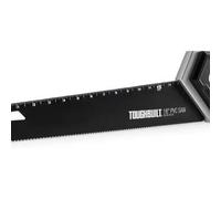 Sierra Manual ToughBuilt 450 mm / 18" para PVC con Hoja de Acero de Alto Carbono, Doble Filo 10 TPI, Mango Ergonómico y Regla Integrada