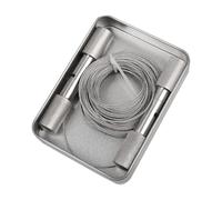 Sierra Para Descornar Cabras, Sierra De Alambre Para Cuerno De Oveja,Sierra De Hilo Manual De Cuerno De Cabra De Acero Inoxidable Con Asas | Herramienta Para Descornar, Sierra Para Picnics, Senderismo