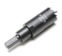 Sierra perforadora de 1 pulgada para metal y madera contrachapada, broca circular bimetálica de corte de 4,4 cm de profundidad con vástago hexagonal para paneles de yeso, fibra de vidrio, placas de