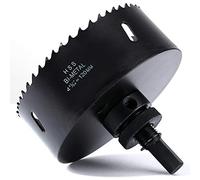 Sierra perforadora de 120 mm, acero rápido HSS M42, broca perforadora bimetálica, fresa de agujeros con vástago hexagonal y broca para madera, plásticos, placas de yeso, paneles de yeso y chapa