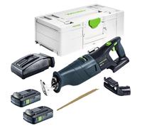 Sierra sable a batería Festool RSC 18 EB-Basic 18 V sin escobillas + 1 batería de 4,0 Ah + cargador rápido + Systainer