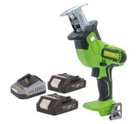 Sierra sable a batería Procraft PSS30bb 20 V sin escobillas + 2 baterías de 2,0 Ah + cargador