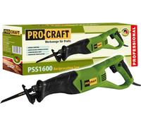 Sierra sable Procraft PSS1600 de 800 vatios + hoja de sierra