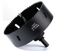 Sierras de Corona 127mm, M42 HSS Bi-Metal Coronas Perforadoras con Adaptador y Broca Piloto Profundidad de Corte 30mm, Abridor de Agujero para Metal Aluminio Madera PVC Plástico, Rojo