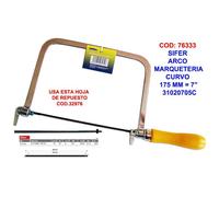 Sifer arco marqueteria 175 mm curvo 7 31020705c