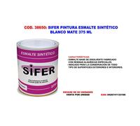Sifer pintura esmalte sintetico blanco mate 375 ml
