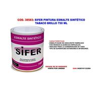 Sifer pintura esmalte sintetico tabaco brillo 750 ml