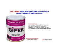Sifer pintura esmalte sintetico verde carruaje brillo 750 ml
