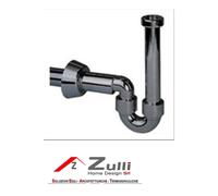 Sifón de bidé ABS cromado brillante 11/4"x40 mm