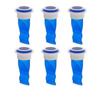 Sifón de suelo antiolor de goma | Válvula unidireccional, sifón de suelo de silicona ajustable para fregadero, Junta de trampa sin agua adecuada para boquillas entre 40 y 50 mm (4,34 pulgadas, azul)