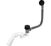 Sifón para bañera con tapón de clic-clac y tubo de desbordamiento, color