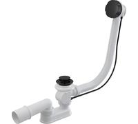 Sifón para lavabo, juego completo, con tapón pequeño, color mate - longitud 570 mm