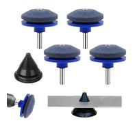 SIGANDG Afilador de cuchillas desafiladas de cortacésped, Afilador de cortacésped，Viene con Balancer para cualquier taladro eléctrico manual y herramientas de jardín (5 piezas)