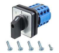 SIGANDG Interruptor de transferencia 20A/660V 3 posiciones Control de 12 terminales leva giratoria SZW26-20/D303.3
