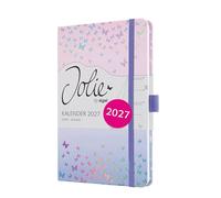 SIGEL 7J359 Agenda semanal, A5, violeta, rosa, blanco | Calendario, planificador, agenda semanal, organizador | Certificado FSC - Jolie
